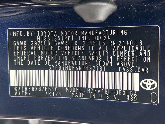 Photo of 2024 Blueprint Toyota Corolla