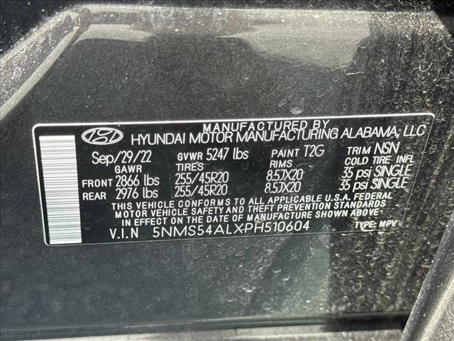 Photo of 2023 Portofino Gray Hyundai SANTA FE