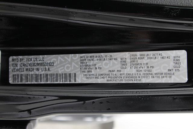 Photo of 2021 Black Clearcoat Jeep Wrangler Unlimited