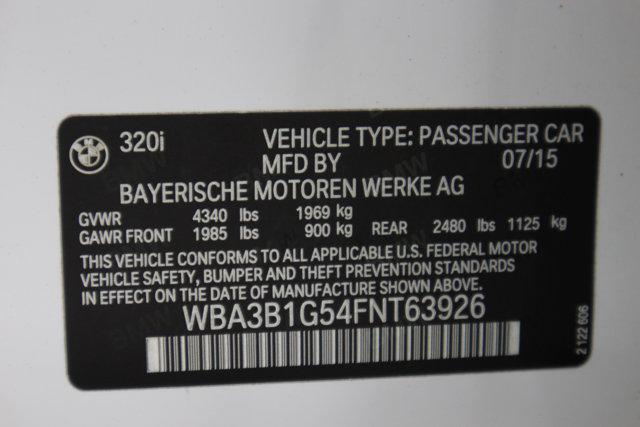 Photo of 2015 White BMW 320