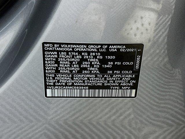 Photo of 2021 Pyrite Silver Metallic Volkswagen Atlas