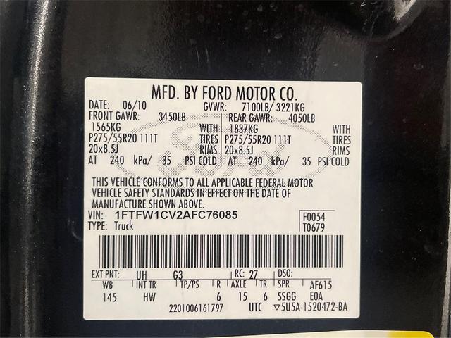 Photo of 2010 Tuxedo Black Ford F-150