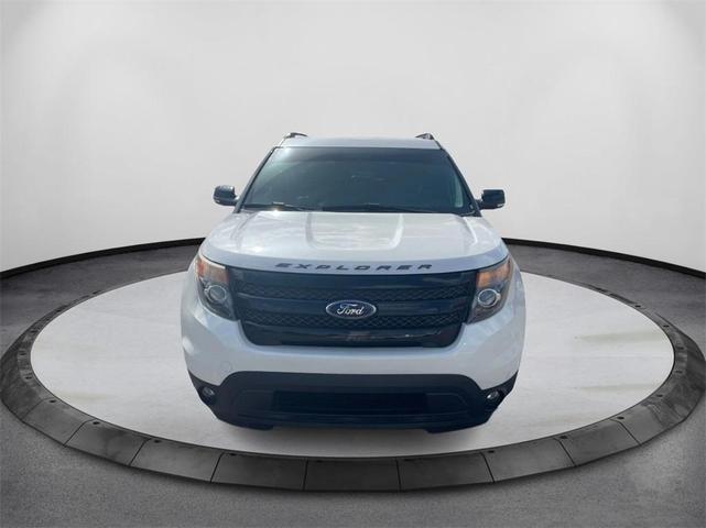 Photo of 2015 White Platinum Clearcoat Metallic Ford Explorer