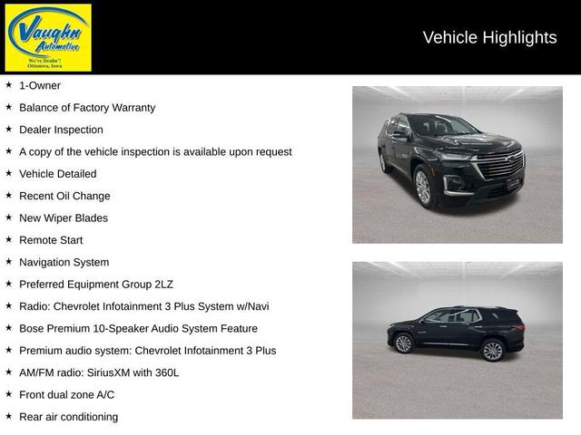 Photo of 2022 Mosaic Black Metallic Chevrolet Traverse