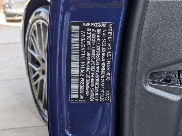 Photo of 2022 Blue Porsche Panamera