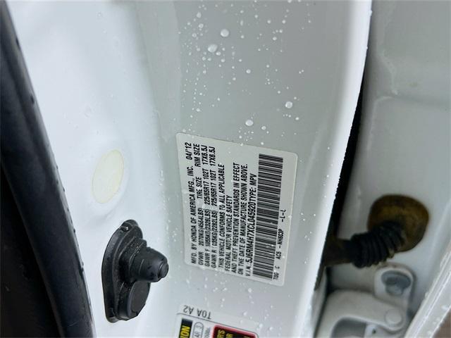 Photo of 2012 White Diamond Pearl Honda CR-V