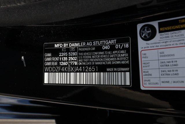 Photo of 2018 Black Mercedes-Benz E-Class