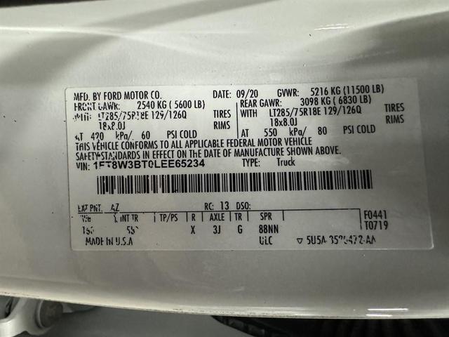 Photo of 2020 Star White Metallic Tri-Coat Ford F-350