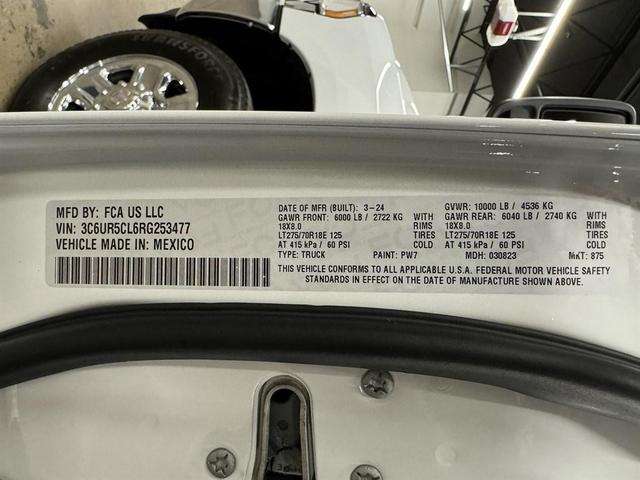 Photo of 2024 Bright White Clearcoat RAM 2500