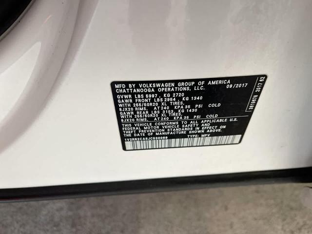 Photo of 2018 Pure White Volkswagen Atlas