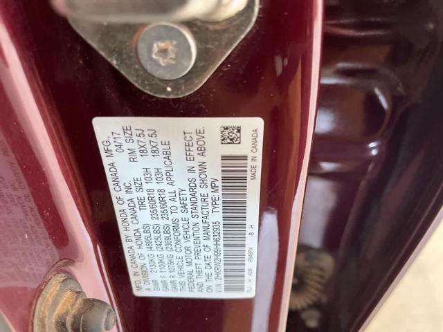 Photo of 2017 Basque Red Pearl II Honda CR-V