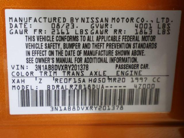 Photo of 2024 Monarch Orange Metallic/Super Black Nissan Sentra