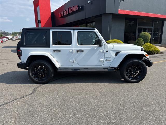 Photo of 2021 Bright White Clearcoat Jeep Wrangler Unlimited 4xe
