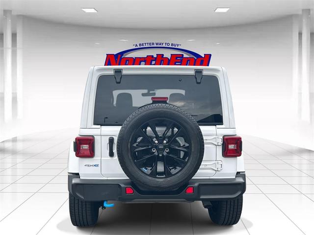 Photo of 2022 Bright White Clearcoat Jeep Wrangler Unlimited 4xe