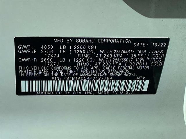 Photo of 2023 Crystal White Pearl Subaru Outback