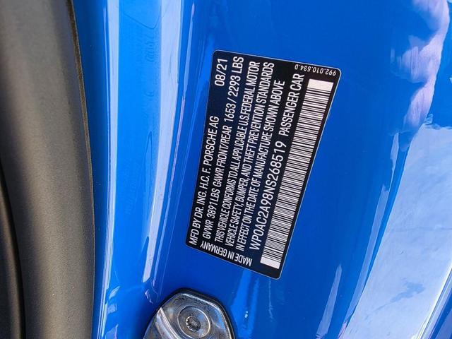 Photo of 2022 Shark Blue Porsche 911