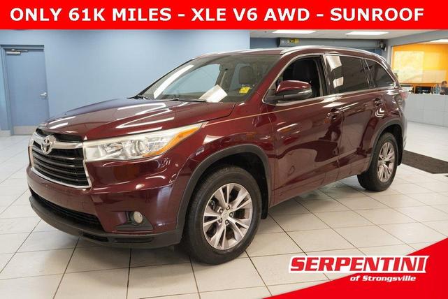 Photo of 2015 Red Toyota Highlander