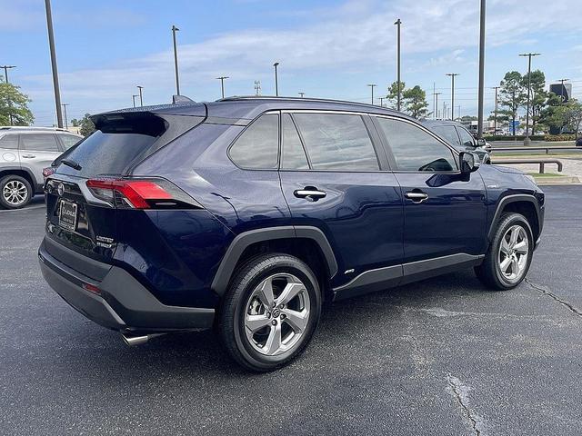 Photo of 2021 Blue Print/Midnight Black Metallic Toyota RAV4 Hybrid