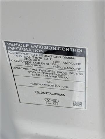 Photo of 2026 Platinum White Pearl Acura MDX
