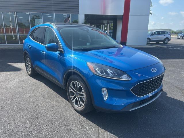 Photo of 2021 Velocity Blue Metallic Ford Escape