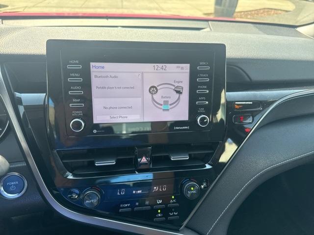 Photo of 2021 Red Toyota Camry Hybrid