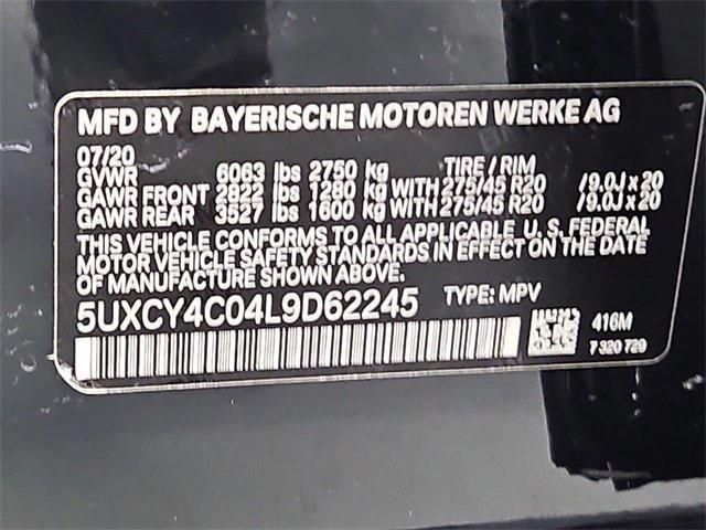 Photo of 2020 Carbon Black Metallic BMW X6