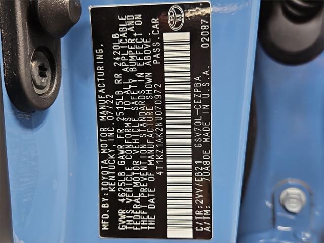 Photo of 2022 Cavalry Blue/Midnight Black Metallic Toyota Camry