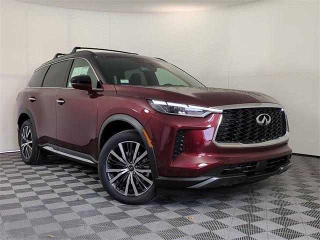 Photo of 2025 Deep Bordeaux/Black Obsidian INFINITI QX60