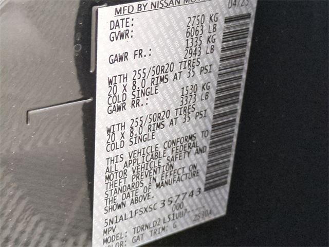 Photo of 2025 Mineral Black INFINITI QX60