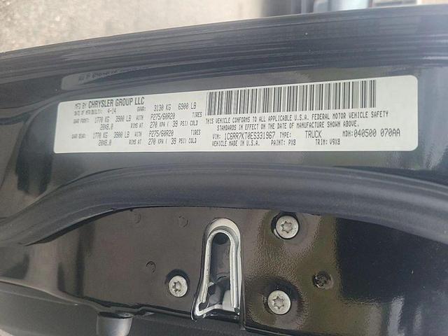 Photo of 2014 Black Clearcoat RAM 1500