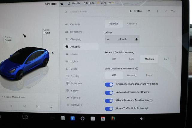 Photo of 2022 Deep Blue Metallic Tesla Model 3