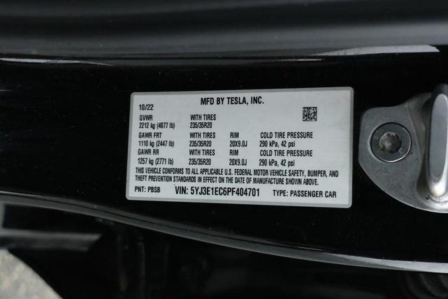 Photo of 2023 Solid Black Tesla Model 3