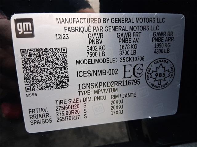 Photo of 2024 Black Chevrolet Tahoe