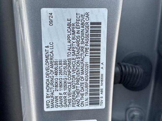 Photo of 2025 LUNAR SILVR MET Acura TLX