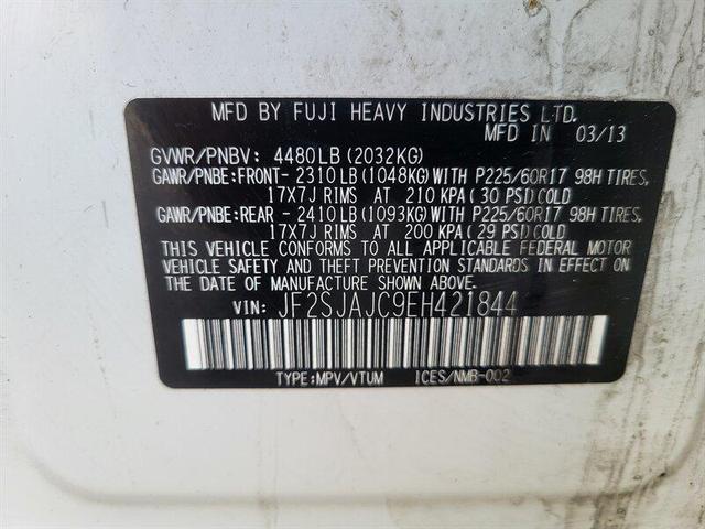 Photo of 2014 Satin White Pearl Subaru Forester