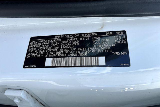 Photo of 2019 White Volvo XC60