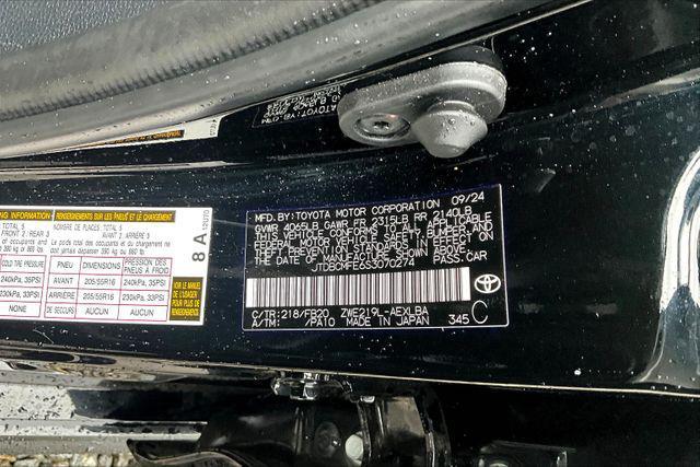 Photo of 2025 Black Toyota Corolla