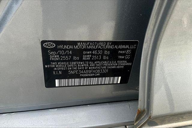 Photo of 2015 Shale Gray Metallic Hyundai SONATA