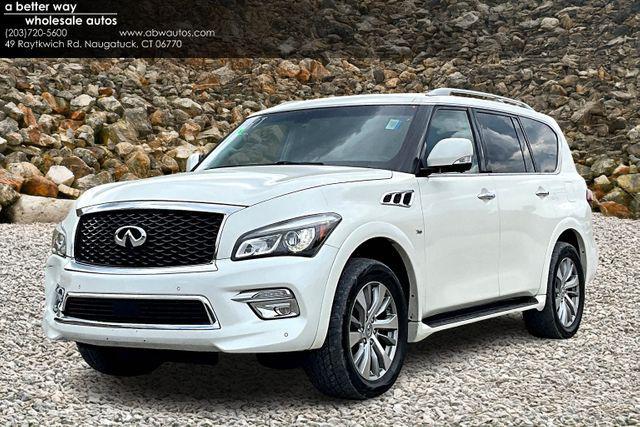 Photo of 2017 Majestic White INFINITI QX80