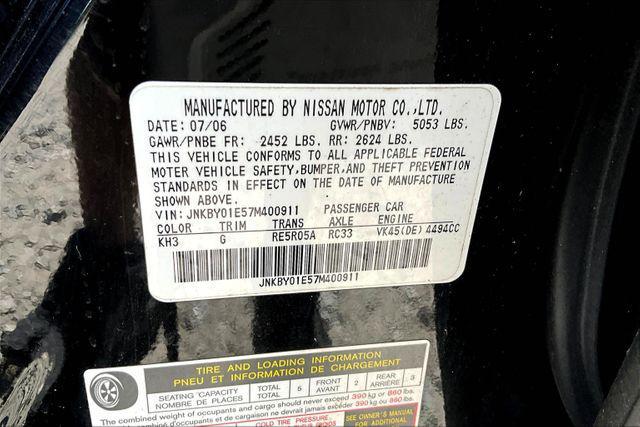 Photo of 2007 Black Obsidian INFINITI M45