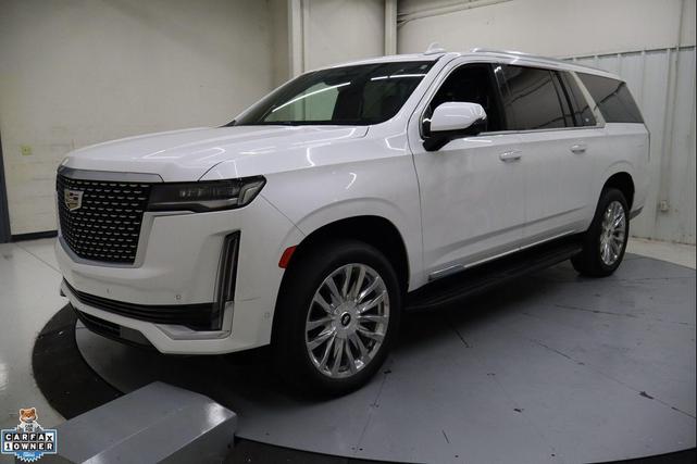 Photo of 2023 Crystal White Tricoat Cadillac Escalade ESV