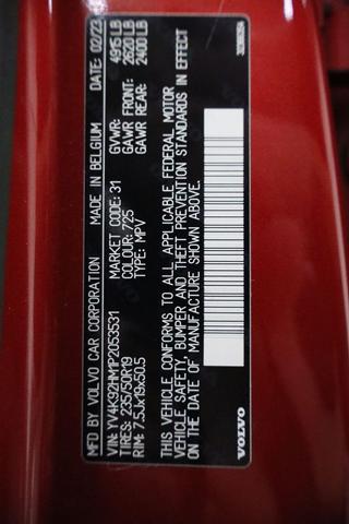 Photo of 2023 Fusion Red Metallic Volvo XC40