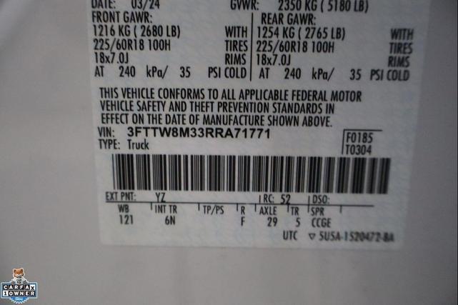 Photo of 2024 Oxford White Ford Maverick