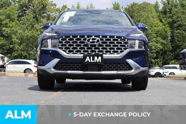 Photo of 2023 Stormy Blue Hyundai SANTA FE