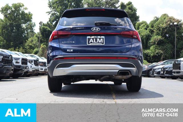 Photo of 2023 Stormy Blue Hyundai SANTA FE