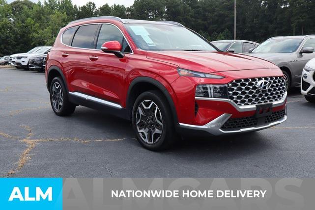 Photo of 2023 Calypso Red Hyundai SANTA FE