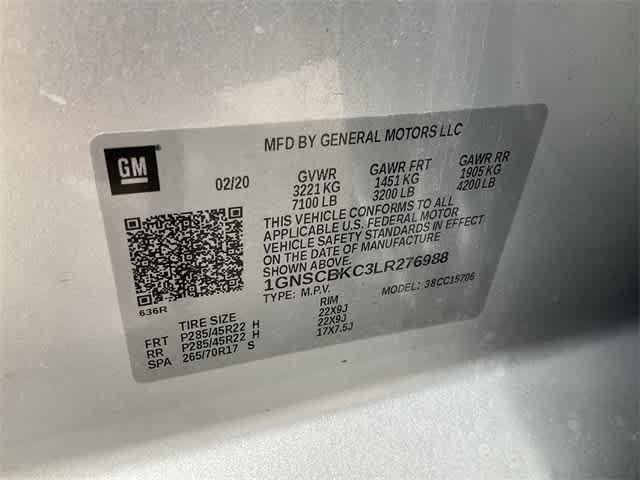 Photo of 2020 Silver Ice Metallic Chevrolet Tahoe