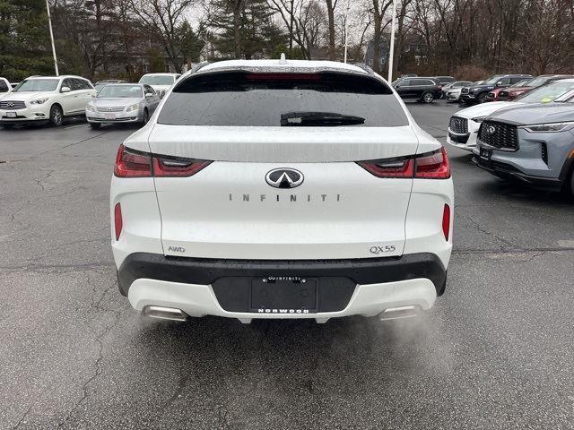 Photo of 2025 Radiant White INFINITI QX55