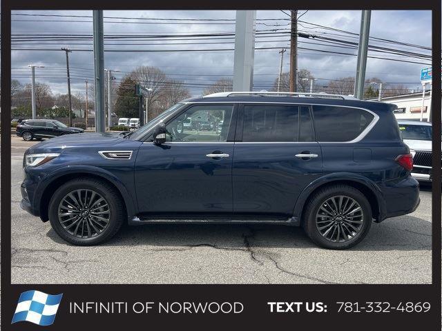 Photo of 2024 Hermosa Blue INFINITI QX80