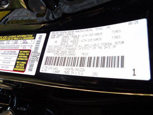 Photo of 2025 Midnight Black Metallic Toyota Tundra Hybrid